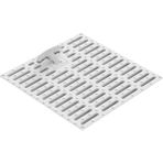 Luxwares 40X40 Izgaralı Plastik Rögar Menhol Kapak Çerçevesiz