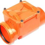 LUXWARES PLASTİK ATIK PİS SU ÇEKVALF KLAPELİ 110MM TPB033