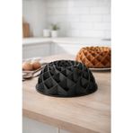 Luxxa Home Diamond Döküm Kek Kalıbı 24cm Siyah