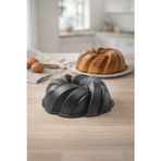 Luxxa Home Mozaik Döküm Kek Kalıbı 26cm Antrasit