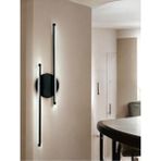 Luzarana Sare Aplik Modern Tasarım Siyah Renk Gün Işığı Ledli Banyo - Mutfak - Salon LED Duvar Aplik - Metal