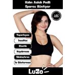 LuZo Premium Seri Esnek Rahat Sıkılaştırıcı Toparlayıcı Şekillendirici Kalın Askılı Sporcu Pedli Büstiyer