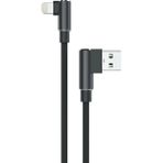 Lvsqvr Newface USB To Lightning 3m 2.4A Kablo - Siyah