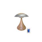 LW-31 Wood Grain Abajur Karistal Elmas Masa Lambası Romantik Akrilik Led Gece Lambası
