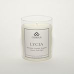 LYCIA Kokulu Mum – Narenciye Lavanta – Canlandırıcı Ferahlatıcı Koku – Kalıcı Mum – Soya Mumu ve Hindistan Cevizi Mumu Bazlı, Rafine Mineral Mum ile Zenginleştirilmiş Özgün Karışım – 150 gram - ODRIUS