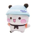 LYEAA 20cm çizgi film panda ayı peluş yastık oyuncak çocuklar için yumuşak hediye koleksiyon anime bebek çocuk hediyeleri