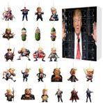 Lyeaa Advent Takvim 2024 Trump Noel Süs 24 Gün Noel Geri Sayım Takvimi Noel Advent Takvim Noel Donald Trump Taraftarları için Hediye Hediye Hediye