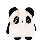 LYEAA Güzel Panda Crossbody Çanta Peluş Kız Çanta Rahat Omuz Zinciri Çanta Tatlı Sokak Seyahat, stil 1