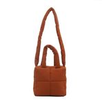 LYEAA Kadınlar Kapitone Puffer Tote Çanta Fermudi Yastıklı Çanta Çantası Kadın Yastığı Kadın Yastığı Alışveriş Çantası Şık Crossbody Bag