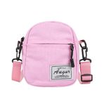 LYEAA Moda Kadın Tuval Patchwork Mini Cüzdan Telefon Çantaları Omuz Messenger Çanta Şık Seyahat Alışveriş, pinguin gri