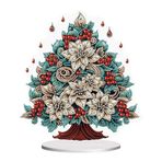 LYEAA Özel Şekil Sanat Masa Dekoru Noel Ağacı Masaüstü Dekoru Masaüstü Süsleme Masa Üstü Dekor Ev Ofis Masa Dekoru (GJ201)