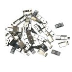 LYLGO 20 Set Mini USB Fişi Erkek Soket Konektörü 5 Pin Kaynak Erkek Jak Fiş Terminalleri Konektör Kaynak Adaptörü