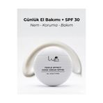 Lyn Skincare Üçlü Etki El Kremi SPF30 (Yaşlanma Karşıtı, Güneş Koruyucu, Nemlendirici El Kremi)
