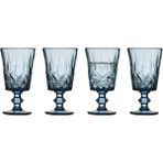 Lyngby Glas Sorrento Şarap Kadehi 4 Adet 29 cl Mavi - Renkli