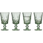 Lyngby Glas Sorrento Şarap Kadehi 4 Adet 29 cl Yeşil - Renkli