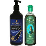 Lyonsey Ardıç Katranı 400 ml Şampuanı+Dabur Amla 200 ml Saç Bakım Yağı