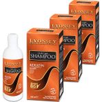 Lyonsey Keratin 3x400 ml Şampuanı