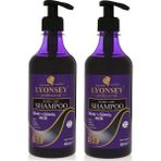 Lyonsey Professional Silver 2x400 ml Gümüş Mor Şampuan
