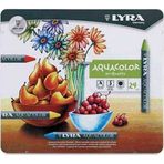 Lyra Aquacolor 24 Renk Aquarell Sulandırılabilen Pastel Boya