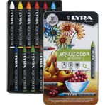Lyra Aquacolor Aquarell 12 Renk Sulandırılabilen Pastel Boya