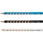 Lyra Groove Jumbo Kuru Boya Kalemi - Siyah + Beyaz + Mavi - 1 Adet - Çok Renkli