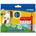 Lyra Groove Triple One, Askılı Paket 12'Li Kalem Seti
