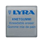 Lyra Hamur Silgi 1 Adet Gri Renkli Yumuşak Silgi 5x5 cm Ölçülerle Kullanıma Uygun