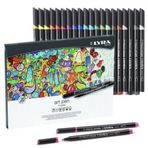 Lyra Hi-Quality 20 Renk Metal Kutu Art Pen