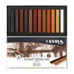 Lyra Polycrayons 12'li Kahverengi Tonlar Toz Pastel