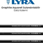Lyra Rembrandt Graphite Aquarell Sulandırılabilir Eskiz Kalemi