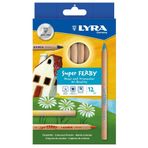 Lyra Super Ferby Maxi&Triangular 12 Renk'li Kuru Boya Kalemi