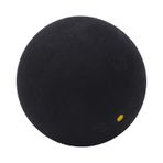 lyrlody 37mm Tek Nokta Squash Topları, Hafif Dayanıklı Kauçuk Squash Raket Topları Başlangıç ​​Eğitimi Için Kauçuk Squash Eğitim Topu (tek sarı nokta)