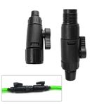 lyrlody Hortum vanası 12mm, 16mm Akvaryum, tatlı su, Tuzlu su Ve Filtreler Için Plastik hızlı bağlantı vanası, Pompa dönüş hatları, Protein Skimmer (12 ila 16 mm hızlı bağlantı valfi)