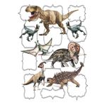 Lyroni Yenilebilir kağıdı Dinozor Temalı Pasta Süsleme