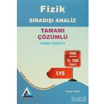 LYS FIZIK SIRADIŞI ANALIZ TAMAMI ÇÖZÜMLÜ KONU ÖZETLI - TUNCAY YILDIZ