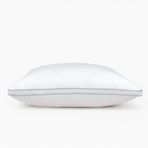 Lyssa Home Silver 60 Downmix Yüksek Yastık –%60 Gıdık Tüyü & Mikrojel Elyaf Karışımı, OEKO-TEX Sertifikalı, 50x70 cm – Yumuşak ve Dolgun Destek
