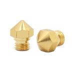 LYXDWRC Pirinçten 3D Yazıcı Nozulu, Sertleştirilmiş Ekstruder Hotend Aksesuarı, 0,2/0,3/0,4/0,5/0,6/0,8/1 mm Çıkış Çapı, Giriş 1,75 mm Filament(0.2mm)