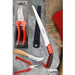 LZ-K17 Budama Makası Budama Testeresi Gül Dal Budama ve Aşı Çakısı Bıçağı 4 Lü Set