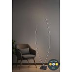 Lzy Avize Store U Model LED Avize 3 Renk-Modern Düz Lamba,yerden Aydınlatmalı,enerji Tasarruflu Tavan Lambası - Siyah