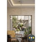 Lzy Avize Store Yıldız Model Krom 3 Renkli Sarkıt Modern – Salon, Çocuk Odası, Mutfak ve Antre Için Şık Aydınlatma - 1