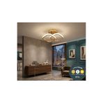 Lzy Avize Store Zeus Çift Kare Eskitme LED Plafonyer Avize 3 Renk | Antre, Hol, Koridor ve Salon İçin