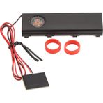 M.2 Ngff Nvme SSD Soğutucu Dörtlü Isı Dağılımı 5V Fan Sata Portu Güç Kaynağı SSD Soğutucu Siyah (Yurt Dışından)