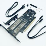 M.2 NVMe SSD NGFF PCIE 3.0X16 Adaptör mSATA