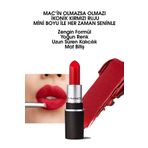 M.A.C Kadın Kırmızı Mini Ruj Ruby Woo 1.8 gr 773602577835