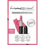 M.A.C LİPSTİCK SNOB-M·A·CXIMAL Silky Matte Lipstick Yoğun Renk Sağlayan Nemlendirme Etkili Ruj 3.5 g
