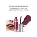 M.A.C Locked Kiss Ink 24 Saate Kadar Kalıcı Suya Dayanıklı Likit Mat Ruj - Opulence 4 ml
