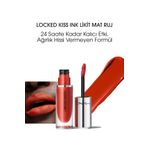 M.A.C Locked Kiss Ink 24hr Likit Mat Ruj - Brazen - 4ml - 773602646043