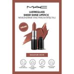 M.A.C Lustreglass Sheer-Shine Lipstick - Nemlendirme Etkili Parlak Bitişli Ruj - Signature Move