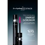 M.A.C Macstack Siyah Maskara Mega Fırça 12ml - Kıvırma, Uzunluk ve Hacim Etkili Maskara
