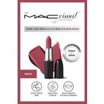 M.A.C Macximal Sleek Satin Lipstick Ikonik Saten Bitişli Ruj-brave 3.5gm